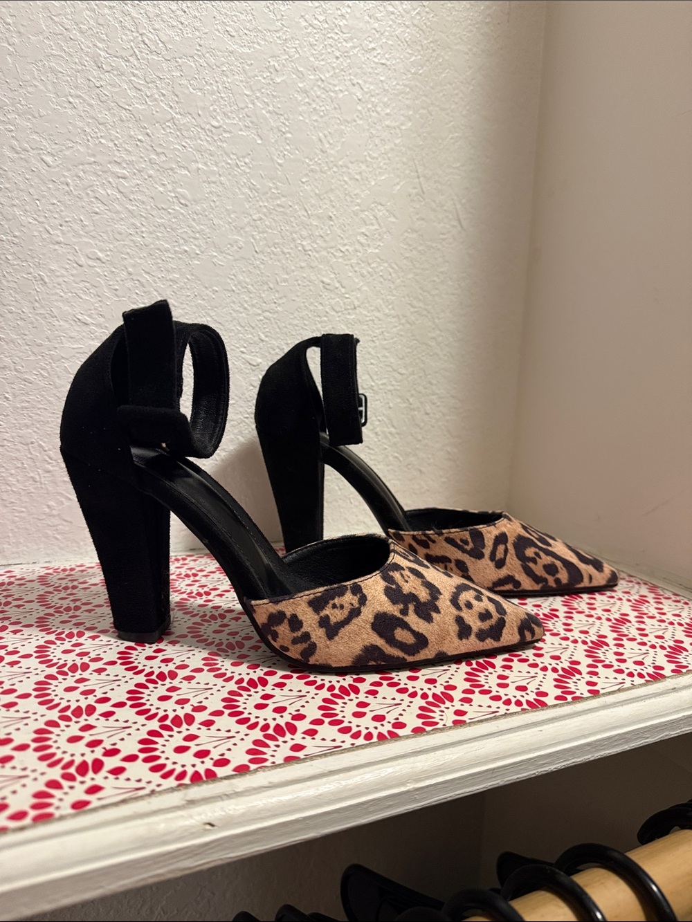 Leopard heels